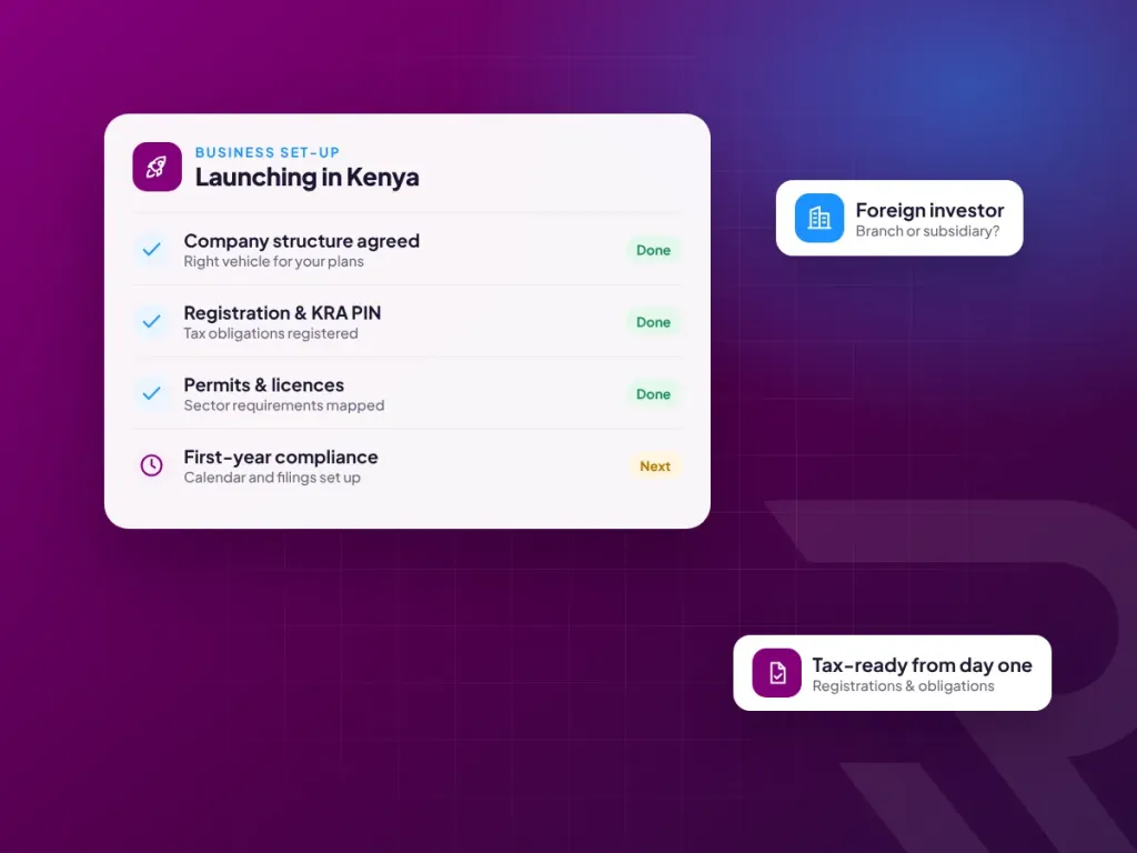 Business set-up checklist for launching in Kenya